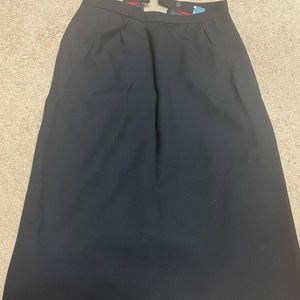 Navy pencil skirt size xs